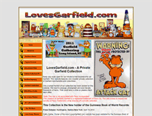 Tablet Screenshot of lovesgarfield.com